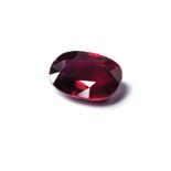 A 3.12CT RUBY the oval pigeon blood Ruby is accompanied by a AIGS certificate, reference GF16071586