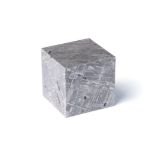 A GIBEON - IRON FINE OCTAHEDRITE IVA Location: Namibia Weight: 428g Cube Found: 1837 TKW: over 100