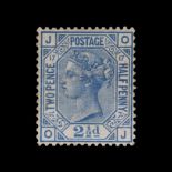 GREAT BRITAIN - 1880 2 ½d BLUE - PLATE 17 - MINT 2 ½d blue in excellent Mint condition with