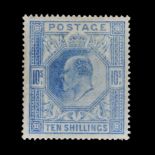 GREAT BRITAIN - 10s BLUE ‘SOMERSET HOUSE PRINTING’ - MINT A superb item printed at Somerset House