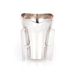 AN IRISH SILVER METHER CUP, THOMAS WEIR, DUBLIN, 1911 the cylindrical body with typical four sided