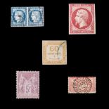 FRANCE - 1849 to 1958 – COLLECTION IN 3 ALBUMS Album 1 – 1849 to 1875 Marianne & Napoleon mint and