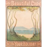 A VINTAGE TRAVEL POSTER, CAPE TOWN, 1913 - 1914