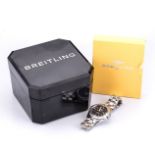 A GENTLEMAN'S STAINLESS STEEL WRISTWATCH, BREITLING COLT reference number: A17350, automatic, the