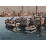 George William Pilkington (South African 1879-1958) CAPE TOWN HARBOUR