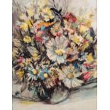 Jan Dingemans (South African 1921-2001) FLOWERS IN A VASE