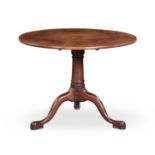 A VICTORIAN MAHOGANY TILT-TOP TABLE