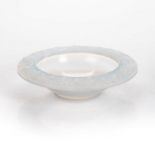 A FRENCH OPALESCENT GLASS BOWL, 1940s (PIERRE D'AVESN, 1901-1984) the rim with moulded bird and