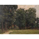 Christiaan Hendrik Hammes (Dutch 1872-1965) LANDSCAPE WITH TREES