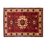 AN AFGHAN RUG, 20TH CENTURY condition: good 200cm by 150cm