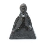 Abel Mukuvise (Zimbabwean 20th Century-) SEATED FIGURE signed stone PROVENANCEThe Collection of Dr