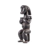 FANG STATUE, GABON carved wooden figure height: 58cm PROVENANCEPrivate collection