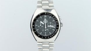 GENTLEMEN'S OMEGA SPEEDMASTER MK. II VINTAGE STAINLESS STEEL CHRONOGRAPH REF. 145.014, circular