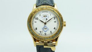 Gentlemen's 18ct gold Longines Ephemerides Solaires wristwatch, ref. 5234 special edition of 200