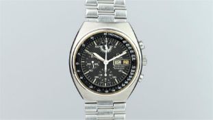 GENTLEMEN'S OMEGA SPEEDMASTER MK. 4.5 VINTAGE STAINLESS STEEL CHRONOGRAPH REF. 176.0012, circular