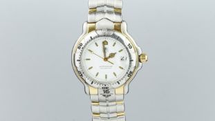 GENTLEMEN'S TAG HEUER PROFESSIONAL 200 REF. WH1151, white dial, date aperture, steel and gold