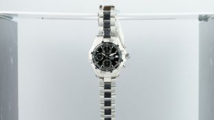 GENTLEMEN'S TAG HEUER AQUARACER STAINLESS STEEL CHRONOGRAPH WRISTWATCH REF. CAF2110, circular