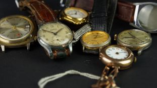 GROUP OF WATCHES INCLUDING ROLEX & OMEGA, multiple watches with brands such as Rolex, Omega,