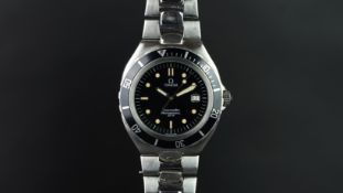 GENTLEMEN'S OMEGA 'JAMES BOND' SEAMASTER PROFESSIONAL, circular black dial with dot hour markers and