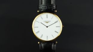 LONGINES, Gentlemen's Le Grande Classic wristwatch REF. L47662, white dial Roman numerals 35mm