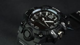 SKMEI, Gentlemen's multifunction sports watch REF 1155, Analog / Digital quartz movement, black dial