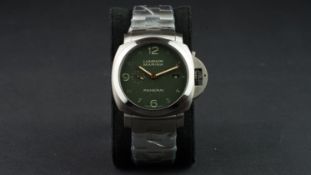 GENTLEMEN'S PANERAI LUMINOR MARINA 051/100 TITANIUM NOS HARRODS EDITION SEALED FULL SET REF.