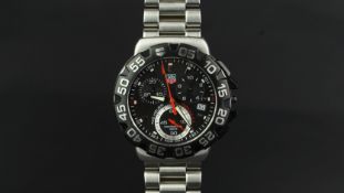 GENTLEMEN'S TAG HEUER PROFESSIONAL 200m WRISTWATCH REF CAH1110, triple register multifunction