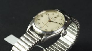 GENTLEMEN'S ROLEX OYSTER ROYAL REF. 6246 CIRCA 1955, circular off white dial with Arabic numerals,