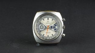 GENTLEMEN'S TISSOT SEASTAR CHRONOGRAPH WRISTWATCH, circular two tone twin register dial with baton