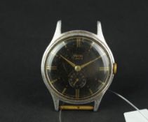 smiths black dial with gold hour markers