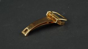 VINTAGE CARTIER 18K GOLD DEPLOYMENT CLASP, vintage Cartier clasp in 18k gold, net weight is 16.3g.