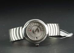 GENTLEMEN'S ALFRED DUNHILL MILLENNIUM WRISTWATCH, circular silver dial with date aperture and