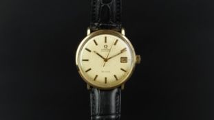 *TO BE SOLD WITHOUT RESERVE* GENTLEMEN'S OMEGA DE VILLE DATE WRISTWATCH, circular champagne dial