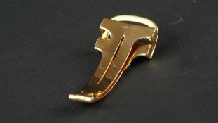 VINTAGE CARTIER 18K GOLD DEPLOYMENT CLASP, vintage Cartier clasp in 18k gold, net weight is 16.3g.