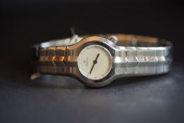 LADIES' TAG HEUER WRISTWATCH REF. WP1412, circular mother of pearl dial with silver hands, 26mm