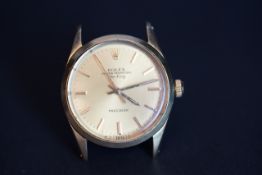 GENTLEMEN'S ROLEX OYSTER PERPETUAL AIR KING PRECISION WRISTWATCH REF. 5520, circular champagne