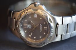 GENTLEMEN'S TAG HEUER KIRIUM PROFESSIONAL WRISTWATCH REF. WL111G, circular grey dial with silver