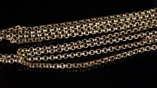 Victorian long guard chain, a/f, gross weight approximately 28 grams