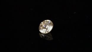 Loose diamond, round brilliant cut diamond weighing 0.62ct, estimated colour I-J, estimated