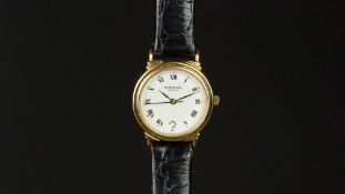 LADIES' RAYMOND WEIL WRISTWATCH, circular two tone dial with Roman numerals and a date aperture,