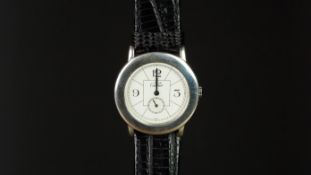 MID SIZE MUST DE CARTIER WRISTWATCH REF. 1815 1, circular off white sectioned dial with Arabic