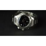 GENTLEMEN'S STAINLESS STEEL TAG HEUER PROFESSIONAL QUARTZ CHRONOGRAPH WRISTWATCH, ref CL1110,