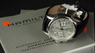 GENTLEMEN'S STAINLESS STEEL HAMILTON AUTOMATIC WRISTWATCH, ref H326560, circular 42mm stainless