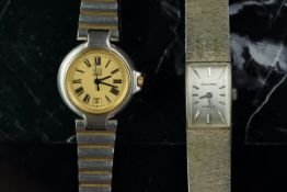 LADIES' DUNHILL AND ACCURIST WRISTWATCHES, Accurist with a silver dial, silver hour markers and an
