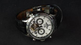 GENTLEMEN'S PIONIER WRISTWATCH, 'Florida Diamonds' model, circular dial with three subsidiary dials,