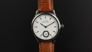 GENTLEMEN'S EBERHARD & CO VITRE WRISTWATCH REF. 4694, circular white dial with silver baton hour