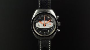 VINTAGE BREITLING SPRINT CHRONOGRAPH REF 2212, circular racing two tone dial with twin register