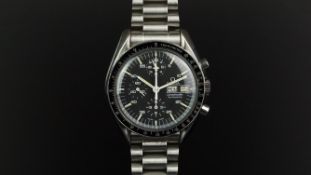 GENTLEMAN'S OMEGA SPEEDMASTER PROFESSIONAL 'HOLY GRAIL' AUTOMATIC CHRONOGRAPH CIRCA 1988, REF. ST