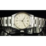 RARE GENTS ROLEX OYSTER WRISTWATCH CIRCA 1950S REF. 6244, circular aged dial with silver hands and