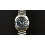 GENTLEMEN'S OMEGA SPEEDSONIC F300HZ VINTAGE CHRONOGRAPH WRISTWATCH, circular triple register two